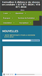 Mobile Screenshot of formationadistance.ca