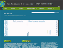 Tablet Screenshot of formationadistance.ca